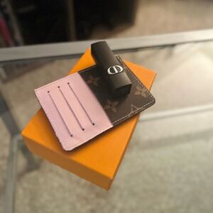 Cute Pink & Brown Cardholder✨